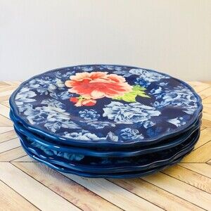 Pioneer Woman Heritage Floral Salad Plate, Set of 4